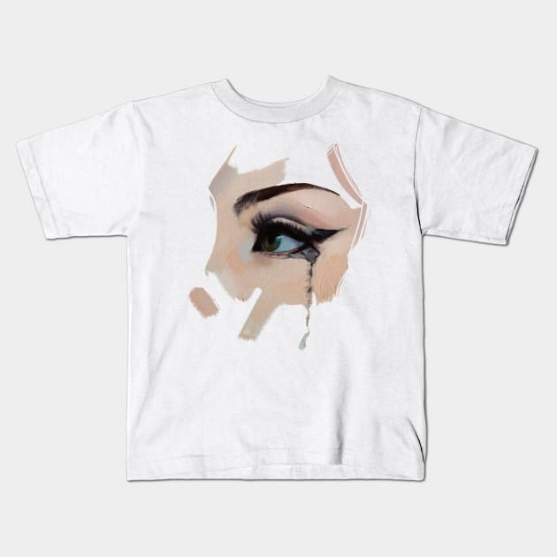 Sentient Eye Kids T-Shirt by morse_illustration